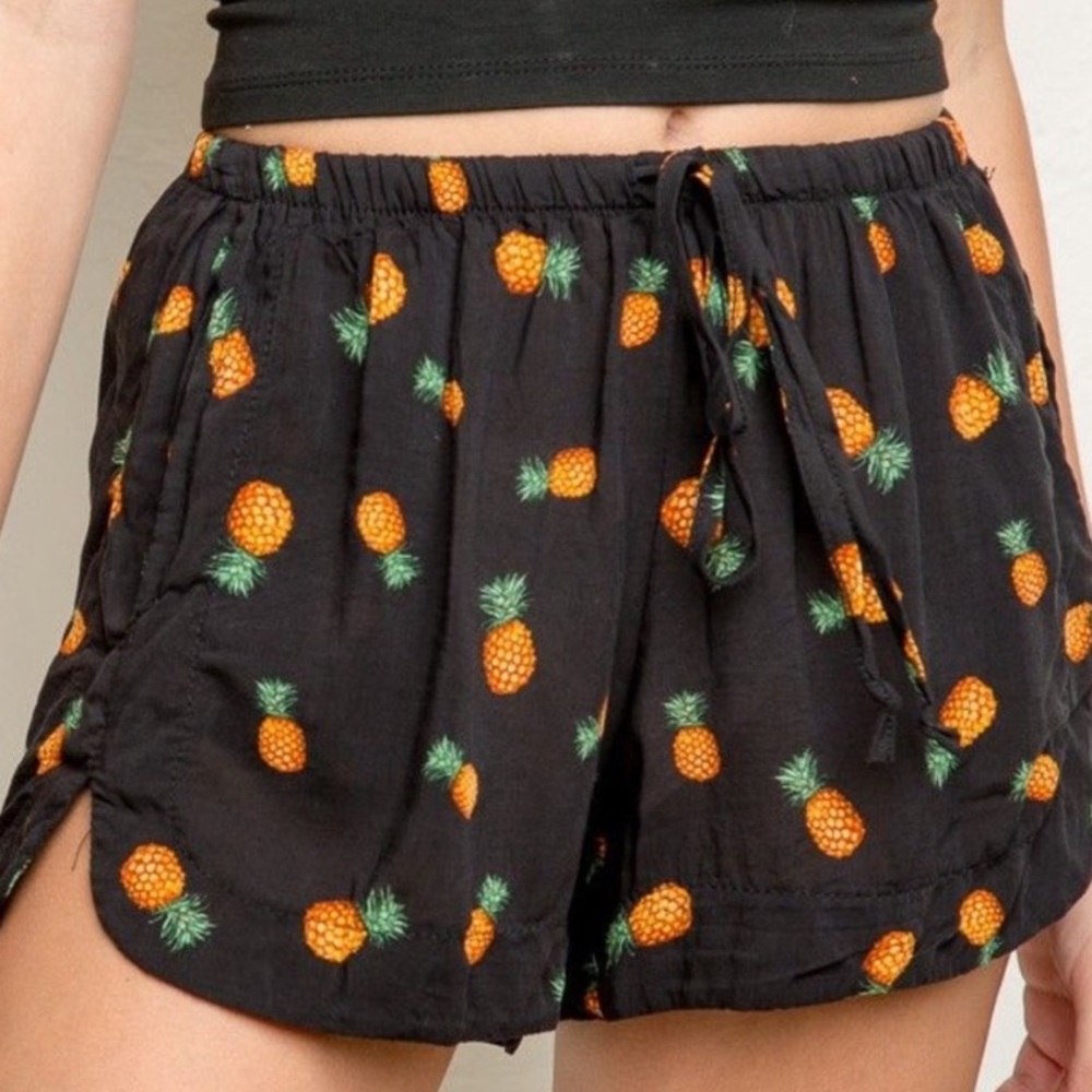 Brandy Melville Pineapple Shorts